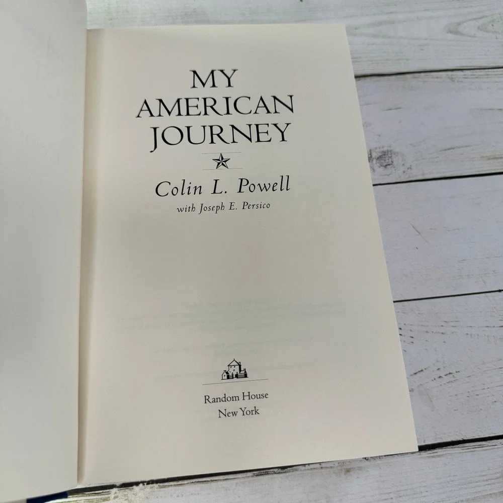 My American Journey Colin Powell Signed Bookplate 1995 HC Autobiography